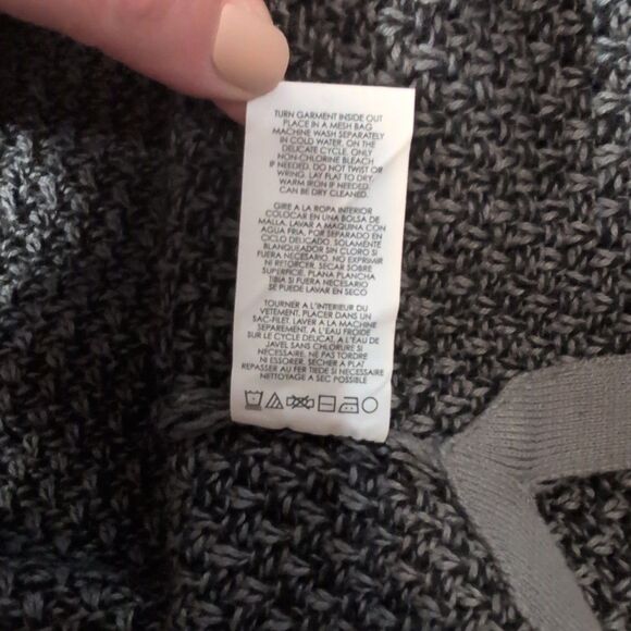 Cabi Lara Duster Cardigan Womens Size XL Style 3166 Gray Knit Pockets Open Front - Picture 11 of 11